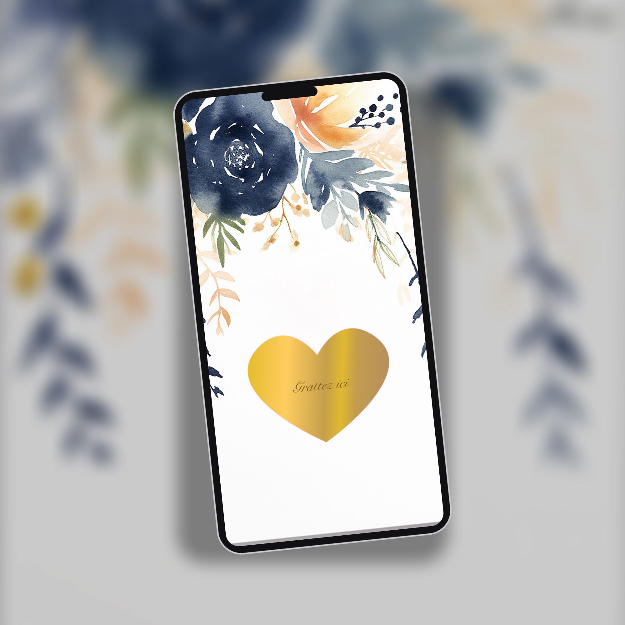 Carte a gratter pour tous vos messages personnalisés