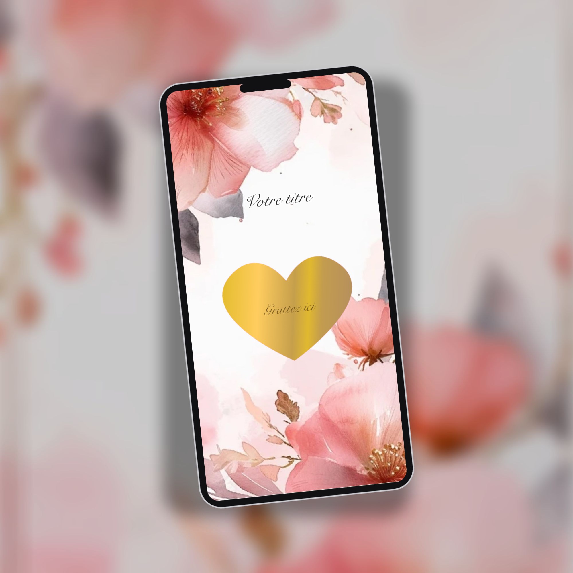 Carte a gratter annonce Mariage
