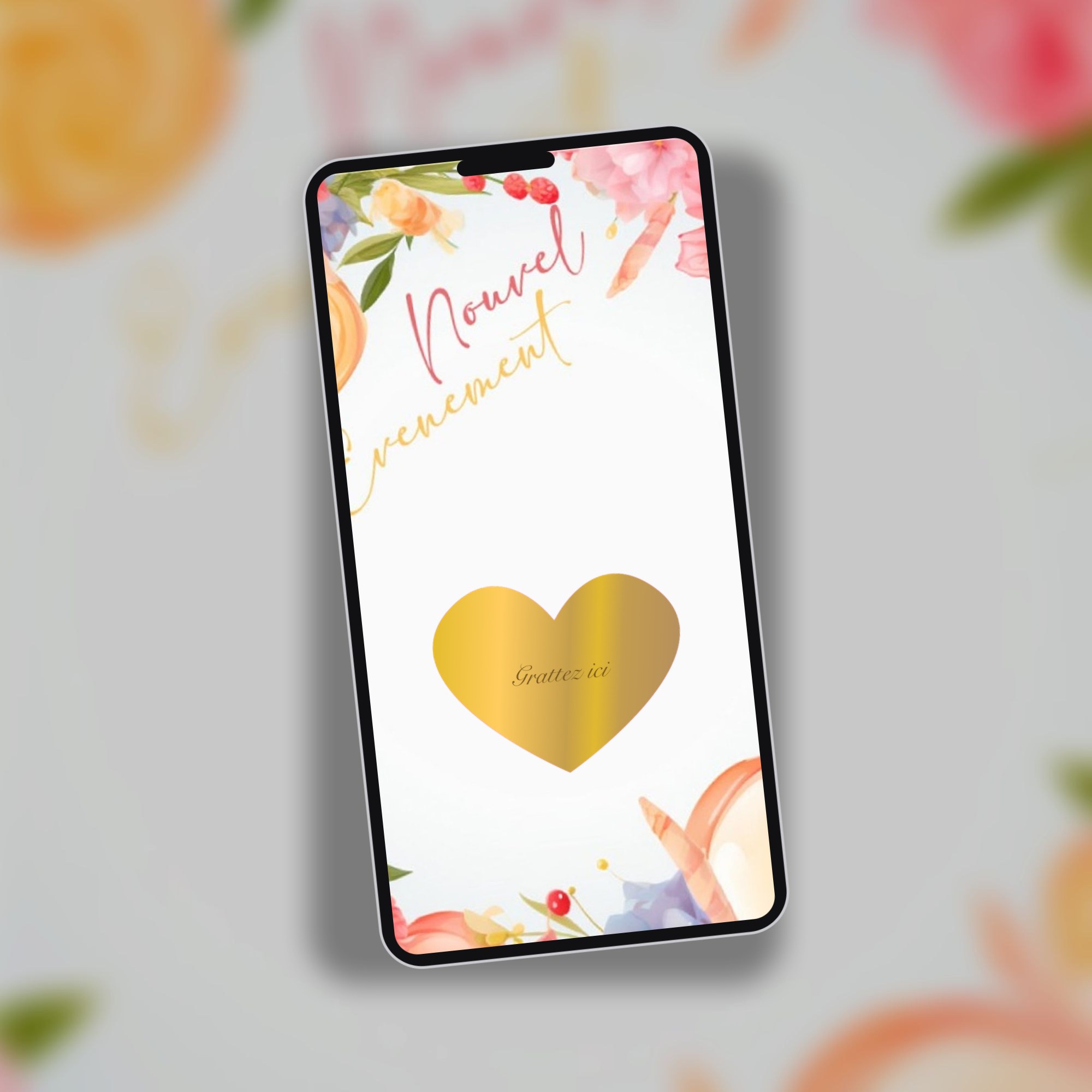 Carte a gratter pour tous vos messages personnalisés