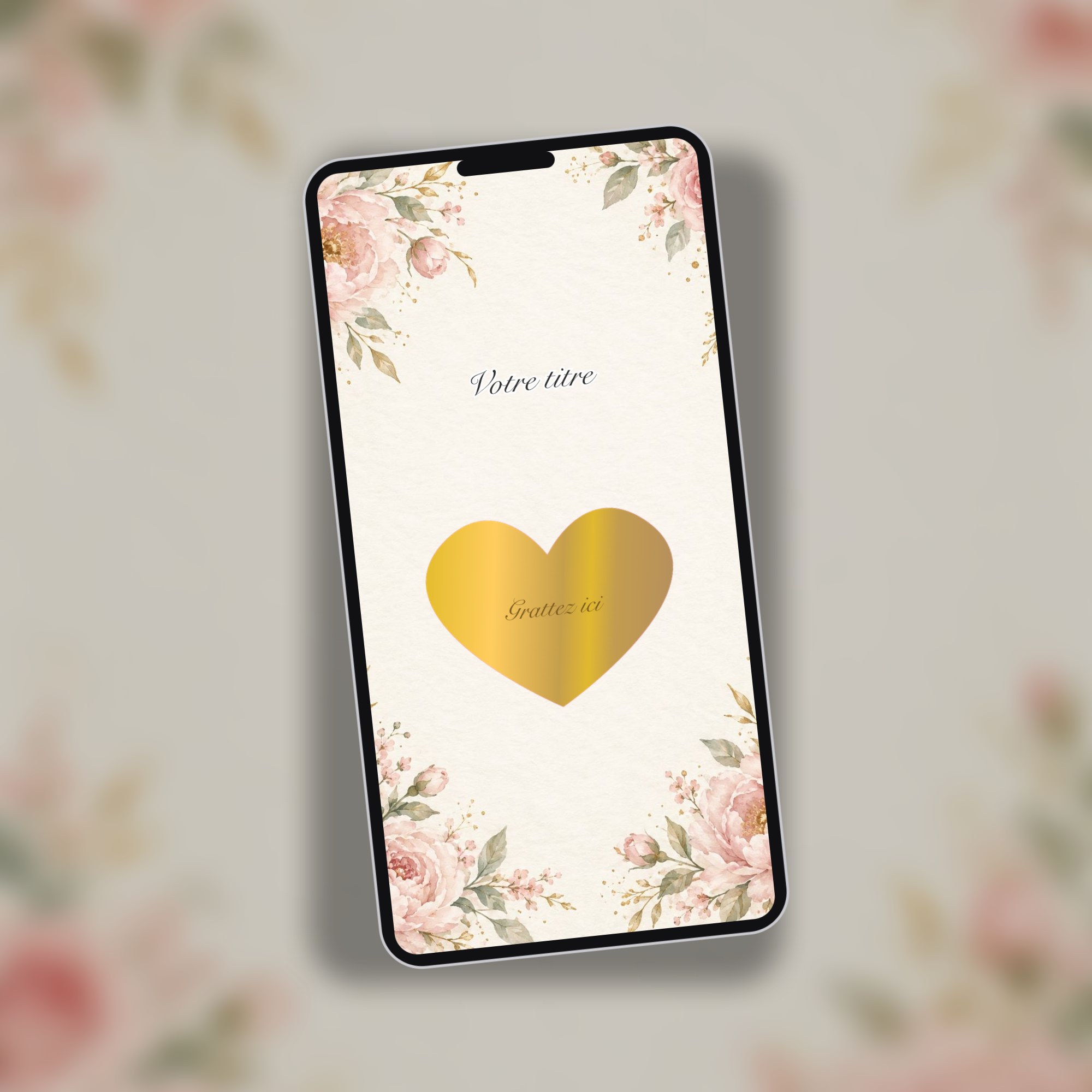 Carte a gratter joyeux anniversaire