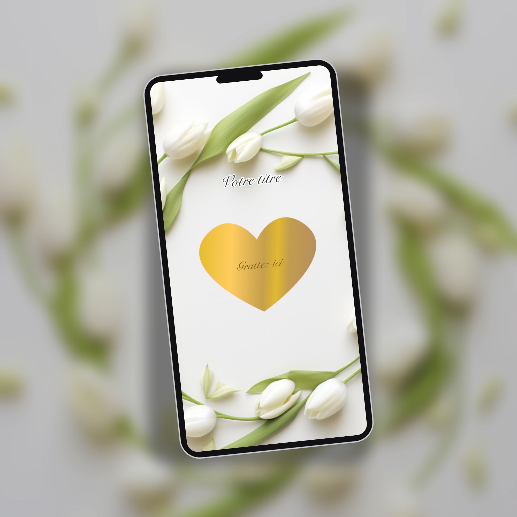 Carte a gratter annonce Mariage