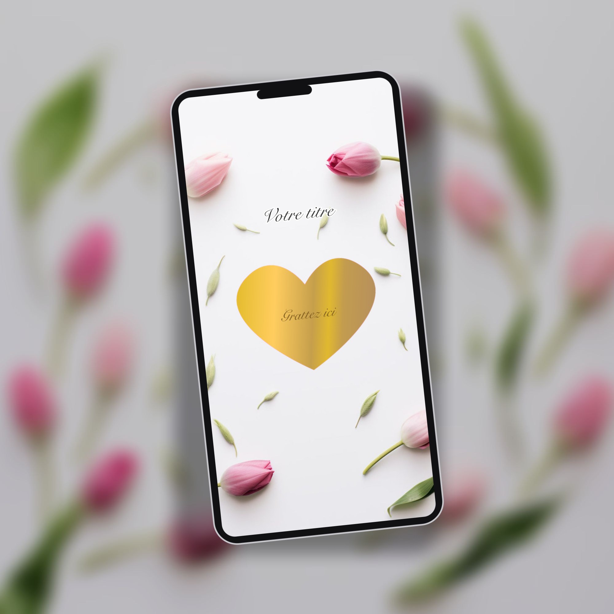 Carte a gratter annonce Mariage
